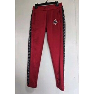 Marcelo Burlon X Kappa Sweatpants Mens M Red Retro Y2K Joggers Streetwear